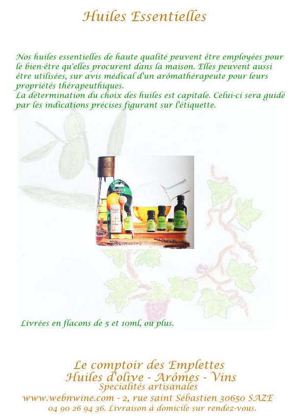 Nos huiles essentielles de qualit� pure sont ch�motyp�es et biologiquement contr�l�es